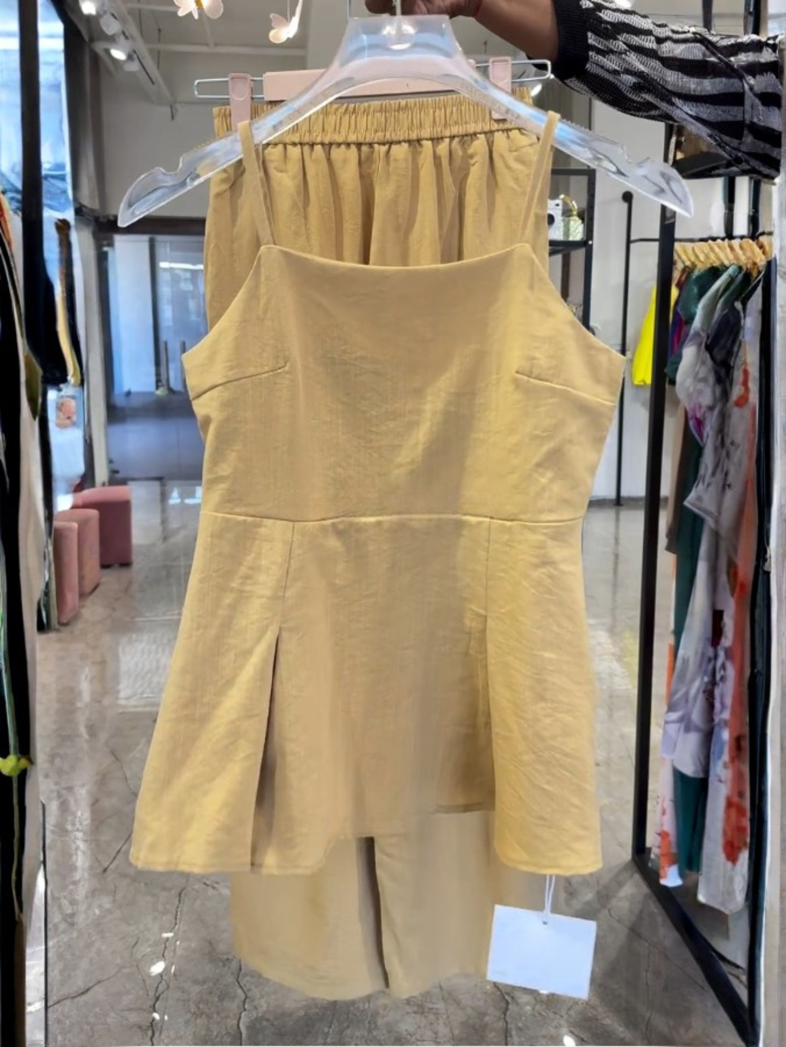 Elara Luxe Buttercream Gold Co-Ord