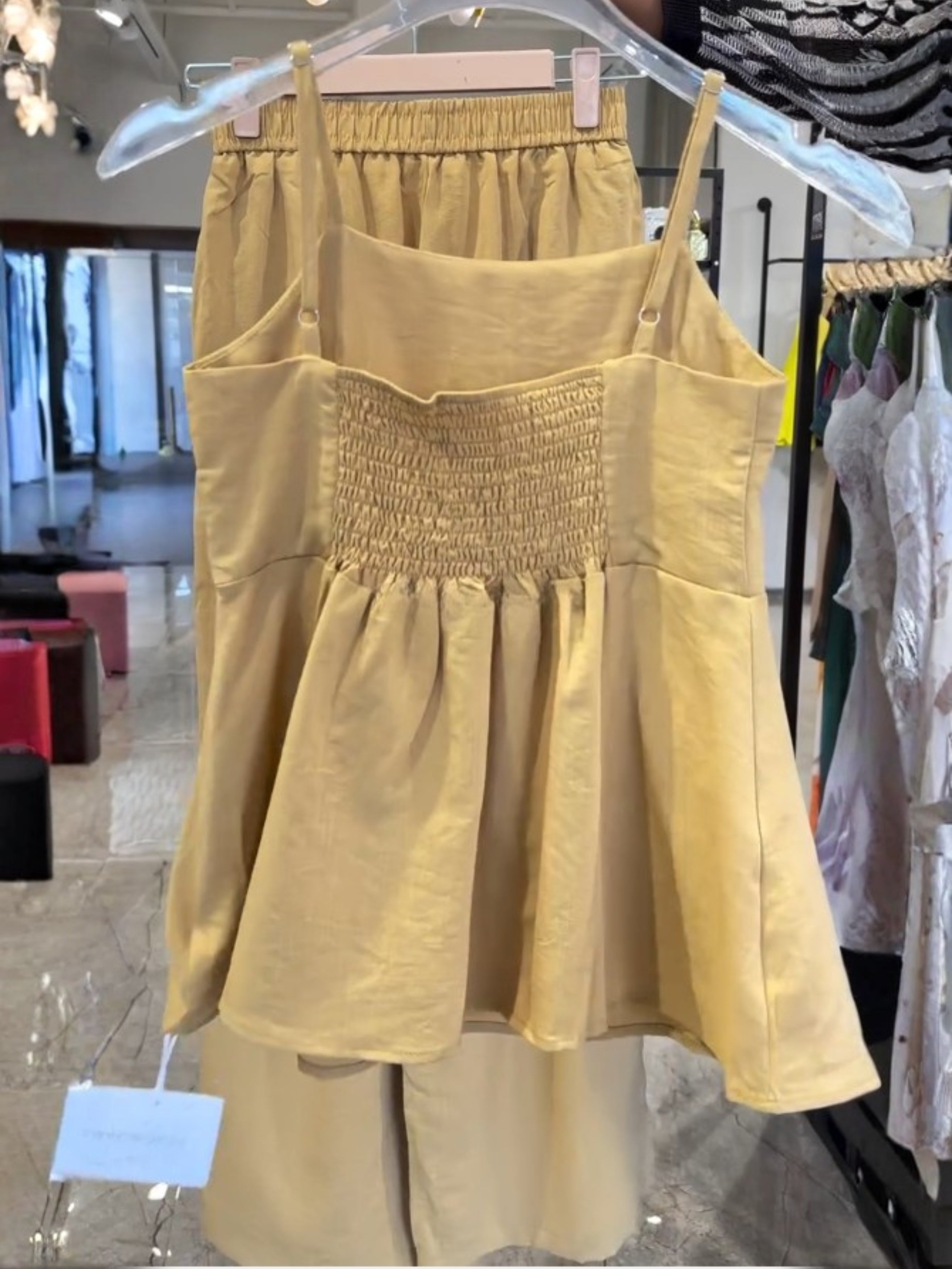 Elara Luxe Buttercream Gold Co-Ord