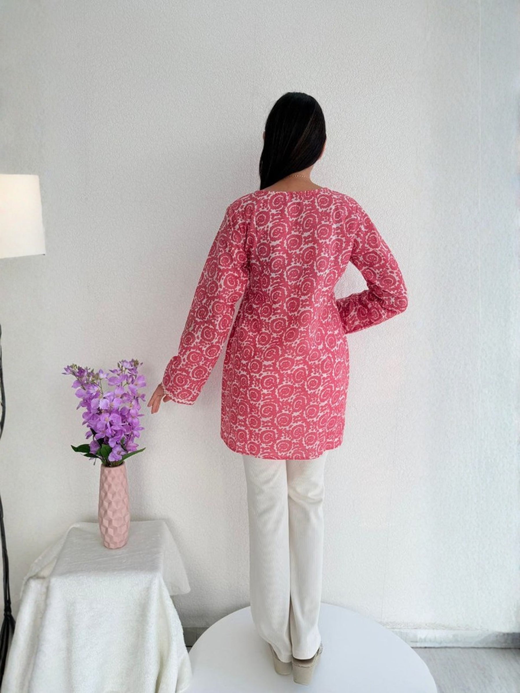 Wrap-Style Tunic Top