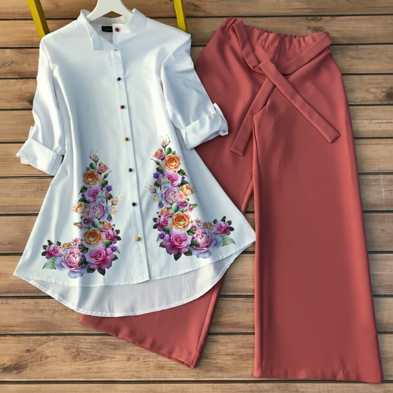Floral Tunic & Trouser Set