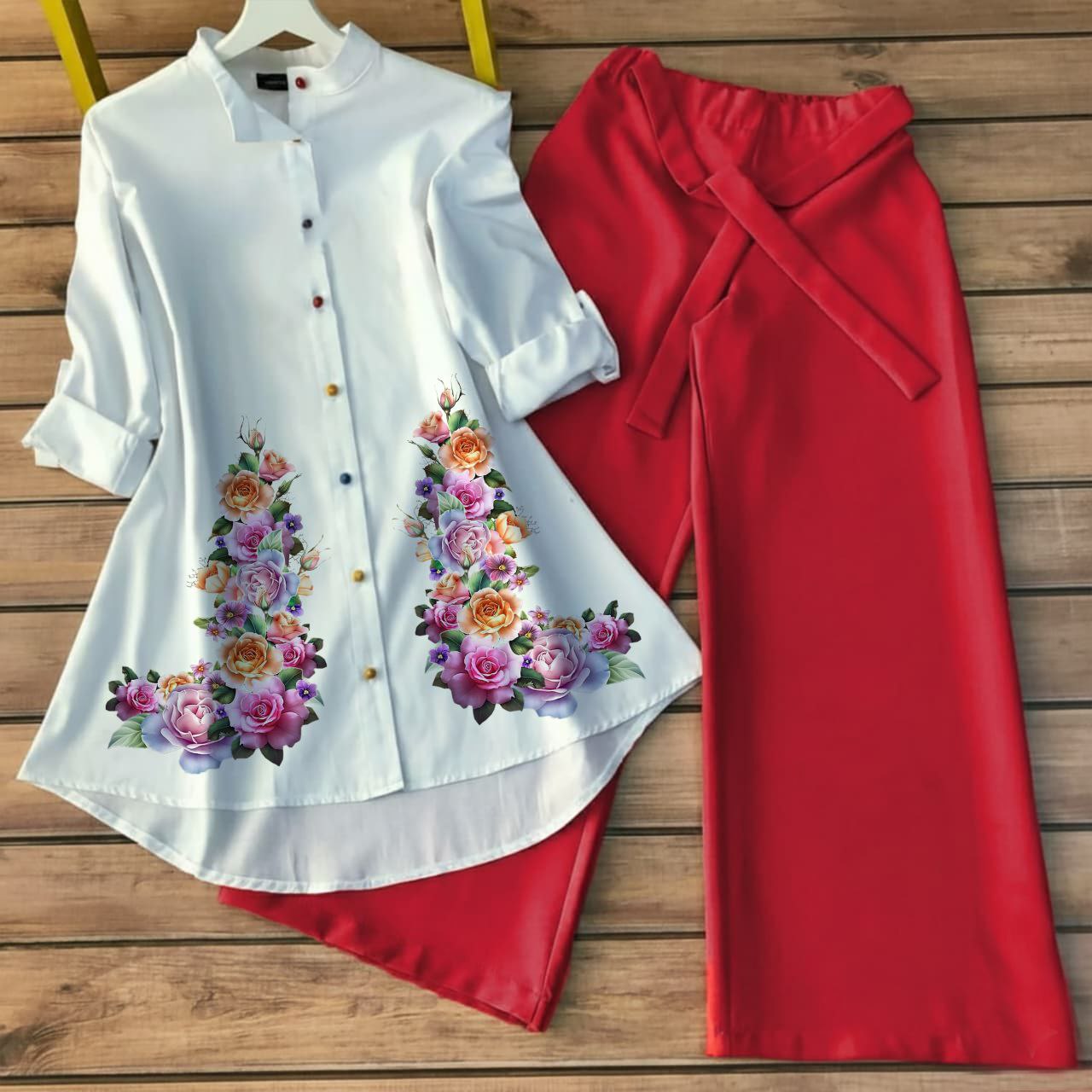 Floral Tunic & Trouser Set