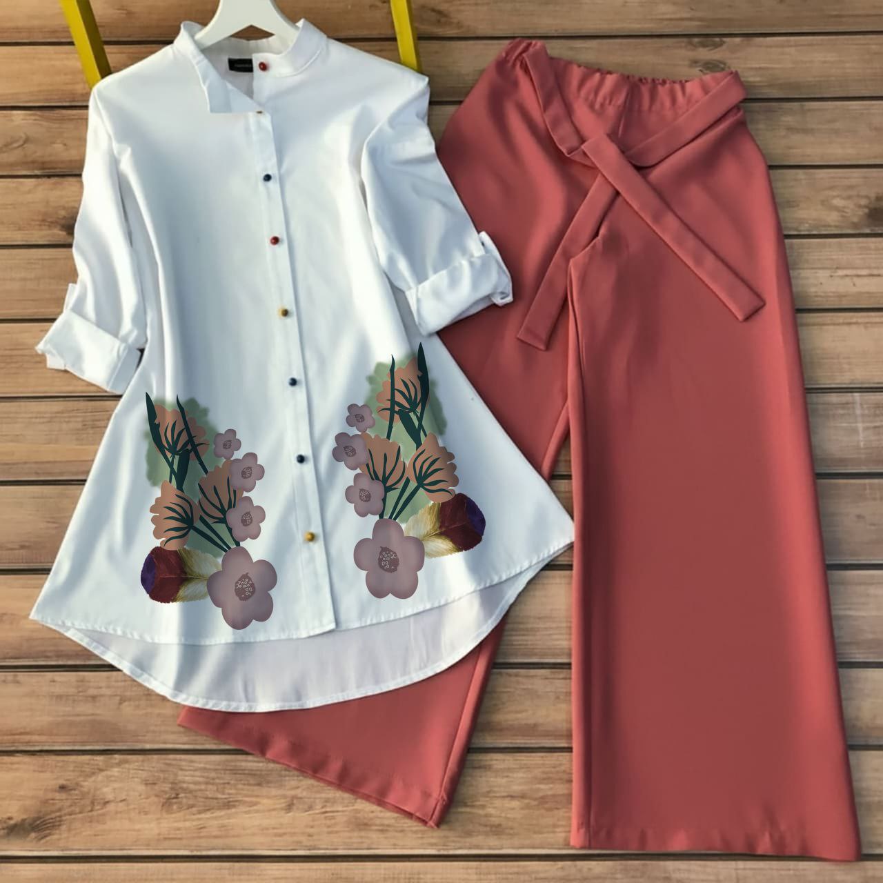 Flours Tunic & Trouser Set