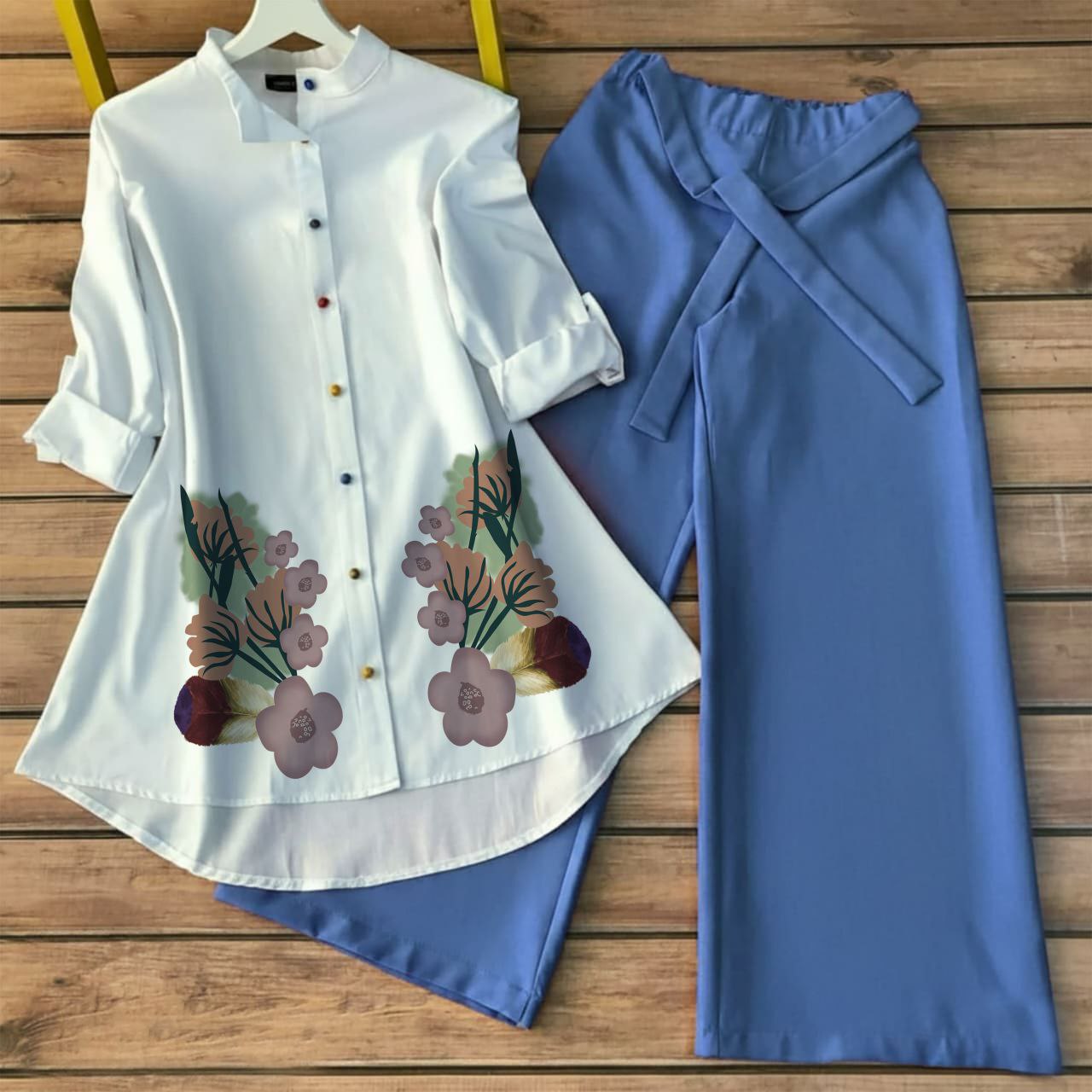Flours Tunic & Trouser Set