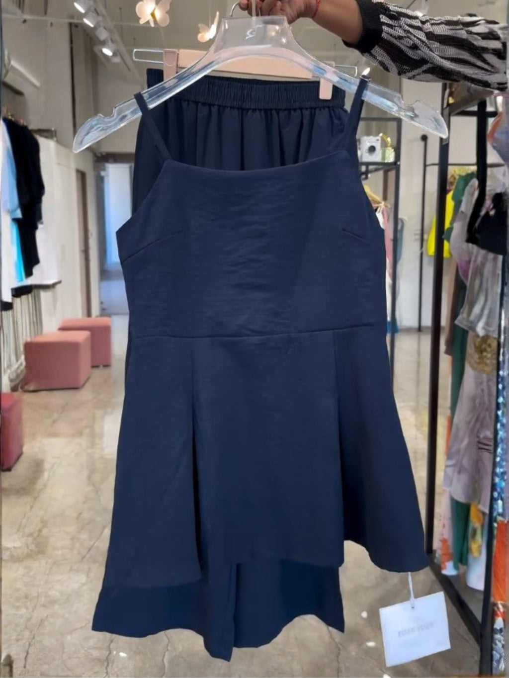 Elara Luxe Midnight Navy Co-Ord