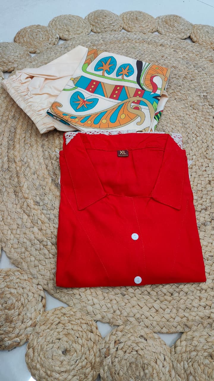 Tunic & Wide-Leg Pant Set