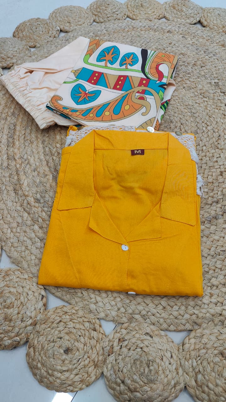 Tunic & Wide-Leg Pant Set