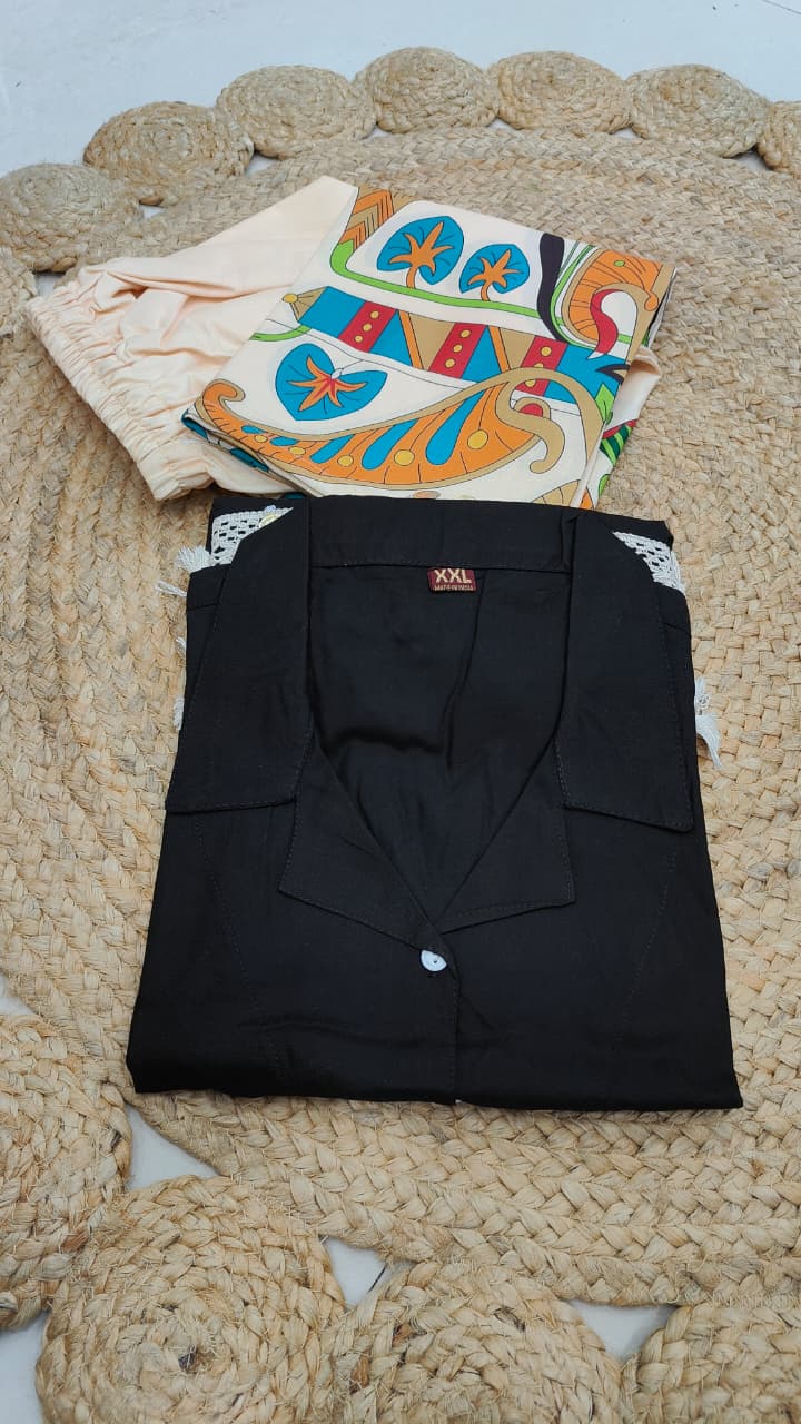 Tunic & Wide-Leg Pant Set