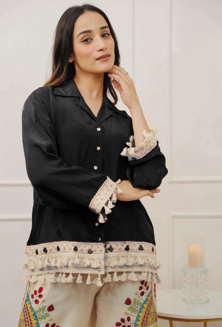 Tunic & Wide-Leg Pant Set