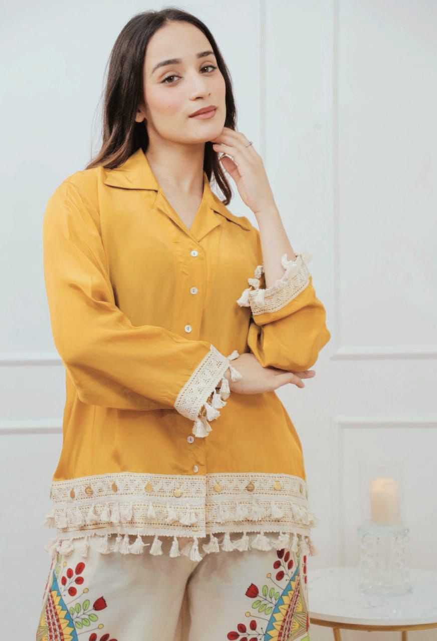 Tunic & Wide-Leg Pant Set