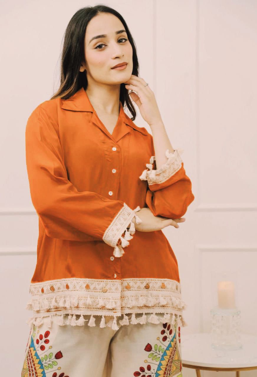 Tunic & Wide-Leg Pant Set