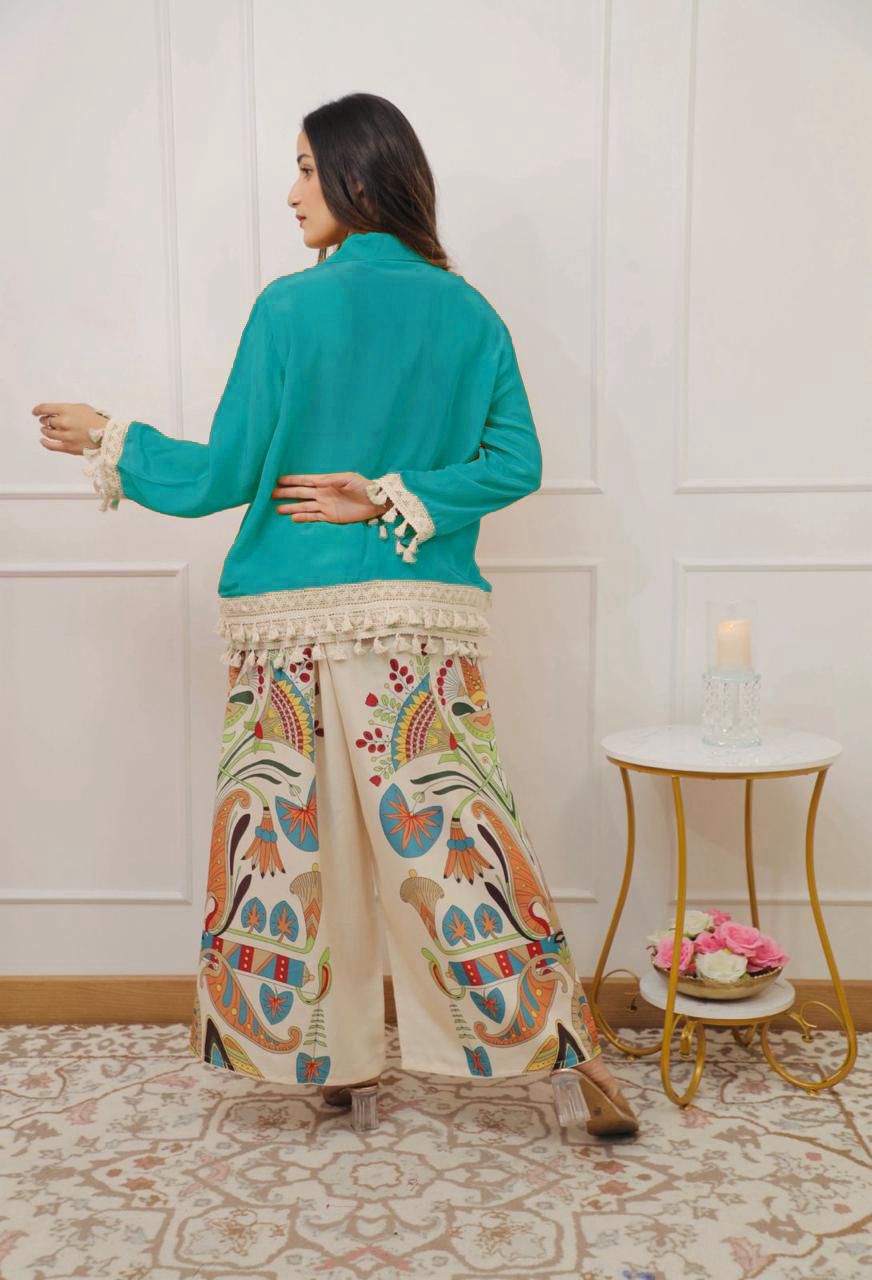 Tunic & Wide-Leg Pant Set