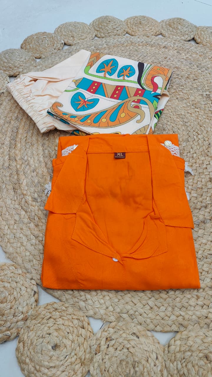 Tunic & Wide-Leg Pant Set