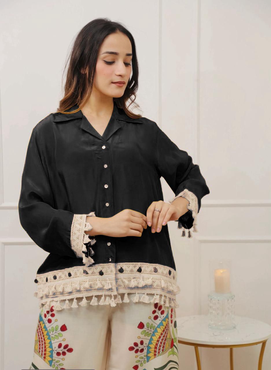 Tunic & Wide-Leg Pant Set