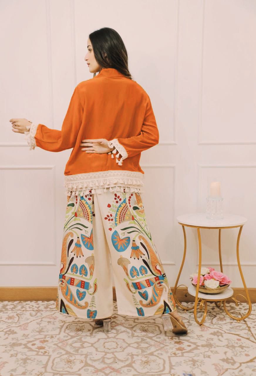 Tunic & Wide-Leg Pant Set