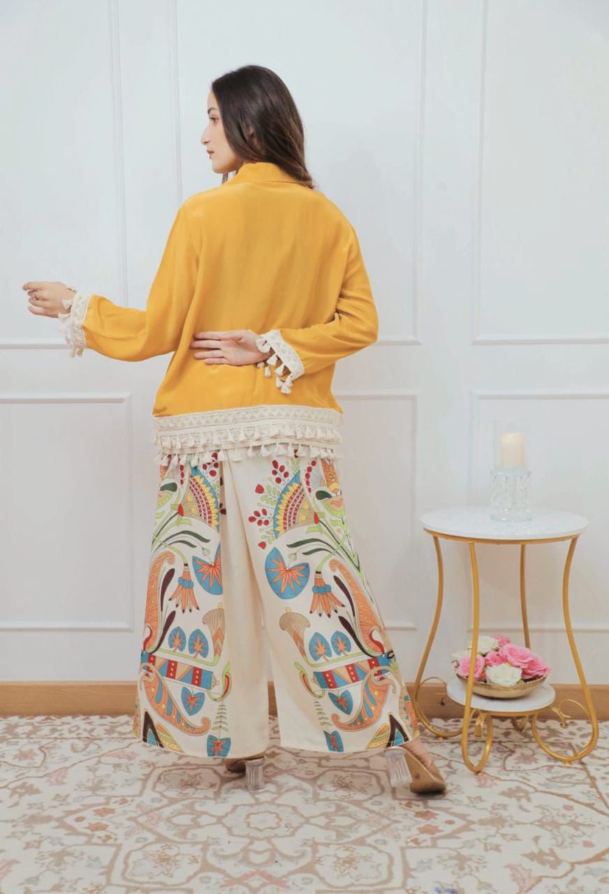 Tunic & Wide-Leg Pant Set